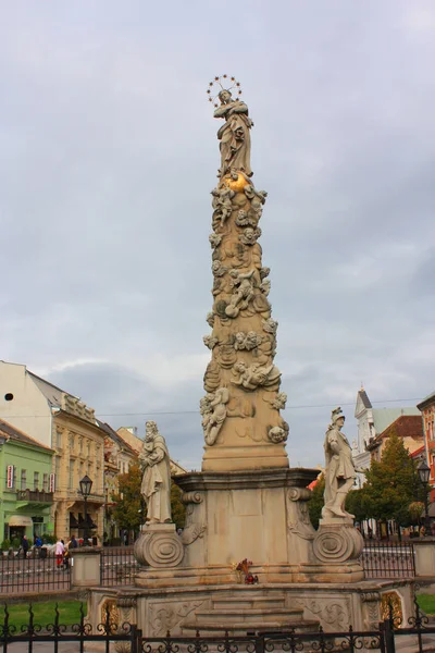 Kosice - 20 de abril de 2017. Columna de la peste en Kosice — Foto de Stock