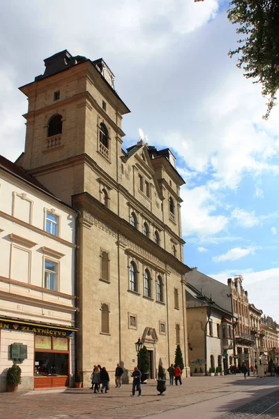 Kosice - 20 de abril de 2017. Iglesia ortodoxa de la Santísima Trinidad en Kosice — Foto de Stock