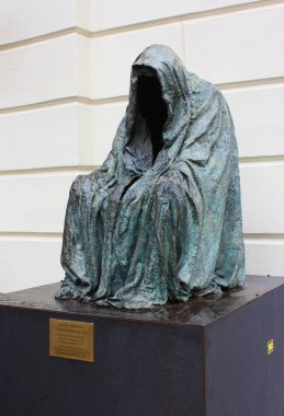 Prag - 11 Haziran 2016. Mozart Prag'da anıt