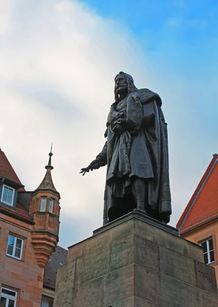 Denkmal für Albrecht Dürer in Nürnberg — Stockfoto