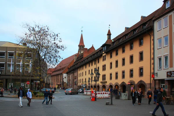 Altstadt in Nürnberg — Stockfoto