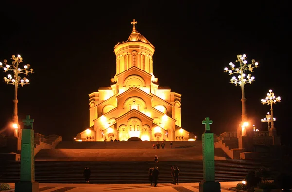 Sobór Trójcy Świętej w tbilisi — Zdjęcie stockowe