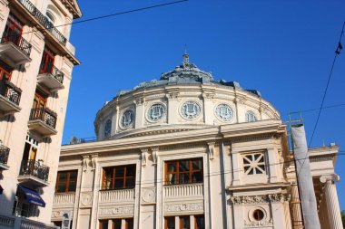 Bükreş, Romanya Romen Athenaeum (konser salonu) dome