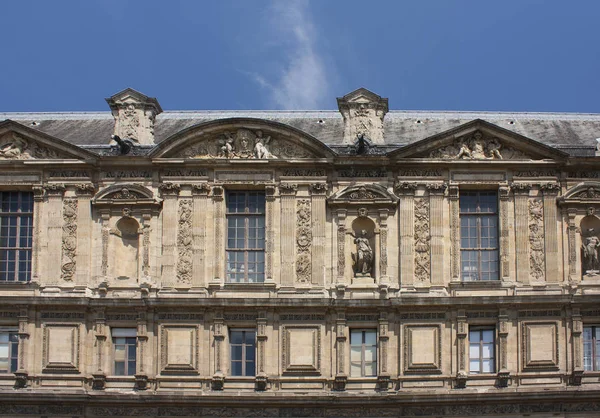 Frammento del Museo del Louvre a Parigi — Foto Stock