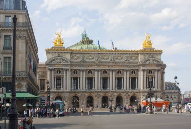 Paris - 27 Mayıs 2017. Opera veya Palace Garnier, Paris