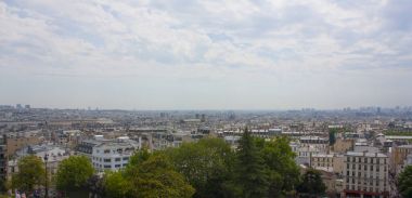 Paris montmartre dan görünüm