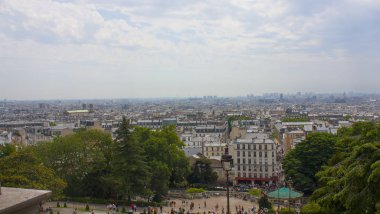 Paris montmartre dan görünüm