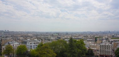 Paris montmartre dan görünüm
