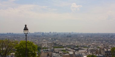 Paris montmartre dan görünüm