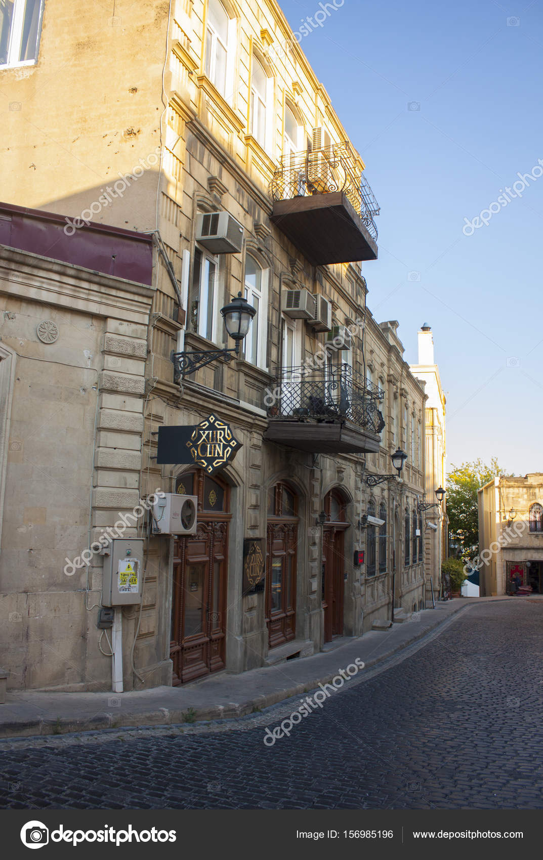 Baku - 7 giugno 2017. Icheri Sheher (cittÃ  vecchia) a Baku, Azerbaijan â Foto Stock