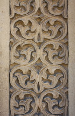 Icheri – Şirvanşahlar Sarayı (Old Town), Bakü, Azerbaycan Juma Camii'nde oyma taş