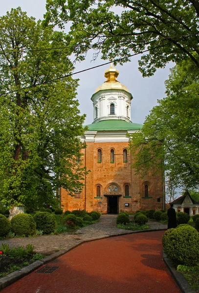 Михайлівський собор Видубицький монастир, Київ — стокове фото