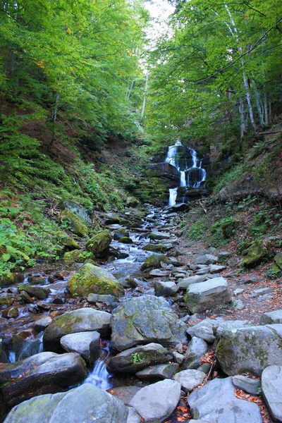 Cascata Shipot in Transcarpathia, Ucraina — Foto Stock