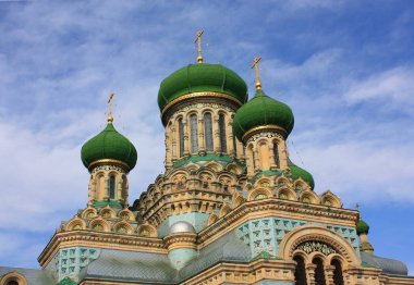 Rahibe manastırı, köy Belaya Krinitsa, Ukrayna Uspensky katedral kubbe