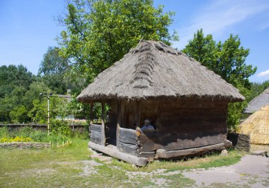 Geleneksel Ukrayna ev Pirogovo, Ukrayna