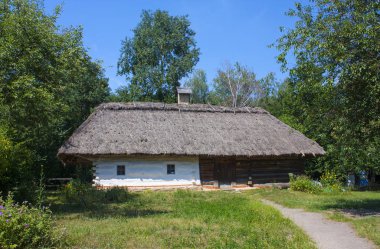 Geleneksel Ukrayna ev Pirogovo, Ukrayna