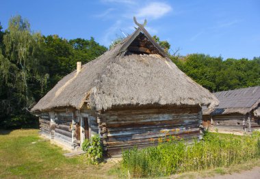 Geleneksel Ukrayna ev Pirogovo, Ukrayna