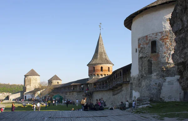 Крепость в Каменце-Подольском, Украина — стоковое фото