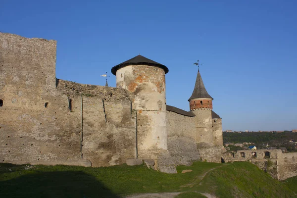 Крепость в Каменце-Подольском, Украина — стоковое фото