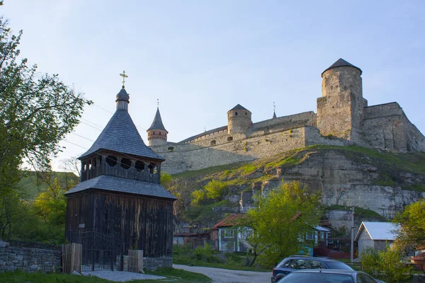 Kaple Povýšení Kříže Kostel Hrad Kamenets Podolský Ukrajina — Stock fotografie