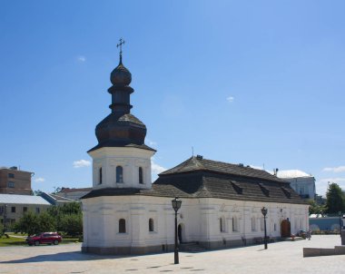 Yaratıcı Havariler Kilisesi ve Eavangelian Jonh Theologicals Mikhailovsky Zlatoverhii manastırda Kiev