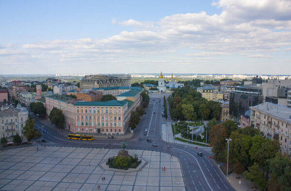 Square of St. Sophia in Kiev, Ukraine