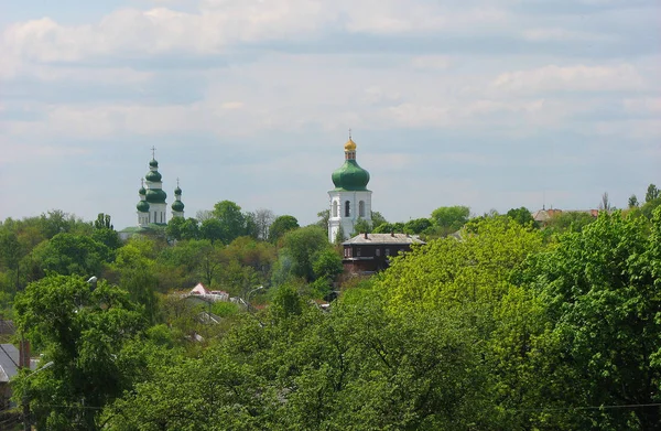 Panorama z Černigov, Ukrajina — Stock fotografie