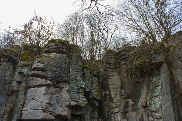 Bergschlucht Dorf Buki Ukraine — Stockfoto