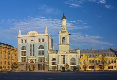 Kontraktovaya meydanında Podol Kiev, Ukrayna