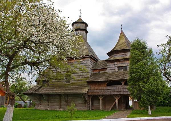 Exaltation of the Cross Church in Drogoych, Ukraine — стокове фото