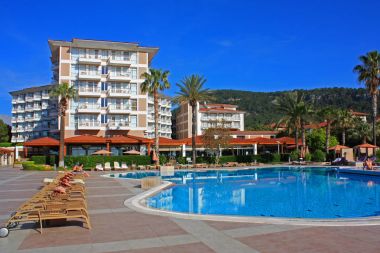 Kemer - 20 Haziran 2016. Yüzme Havuzu Kemer, Türkiye'de beş yıldızlı otel