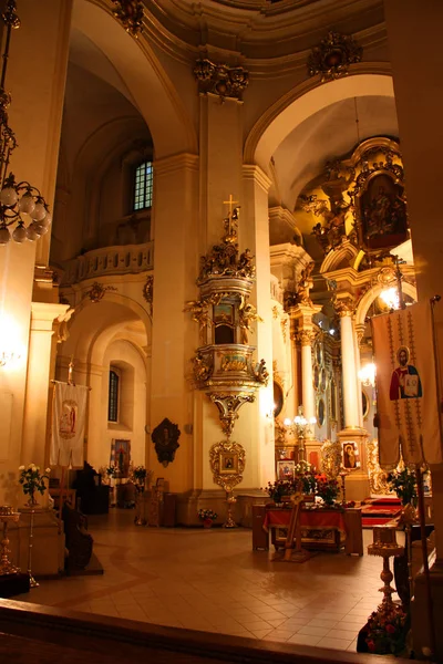 Wnętrze katedry St. George's w Lwów, Ukraina — Zdjęcie stockowe