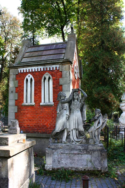 Cementerio de Lychakiv en Lviv, Ucrania — Foto de Stock