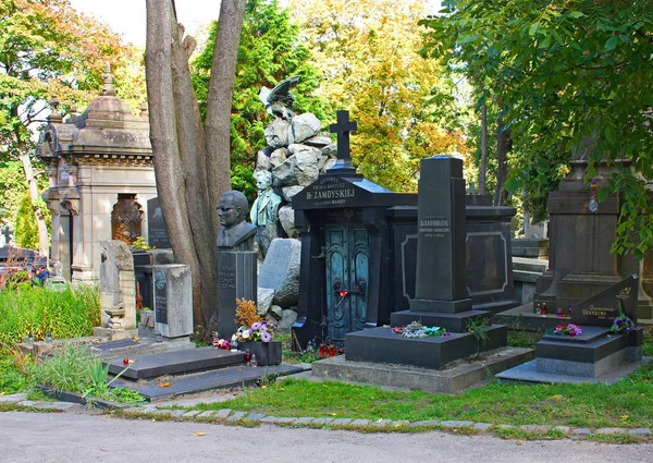 Lychakiv cemetery i lviv, Ukraina — Stockfoto