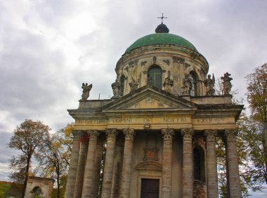 Kilise-mezar Rzhevusskih Podgoreckij castle, Ukrayna yakınındaki