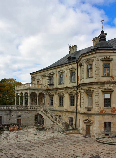 Castelo de Podgoreckij na região de Lviv, Ucrânia — Fotografia de Stock