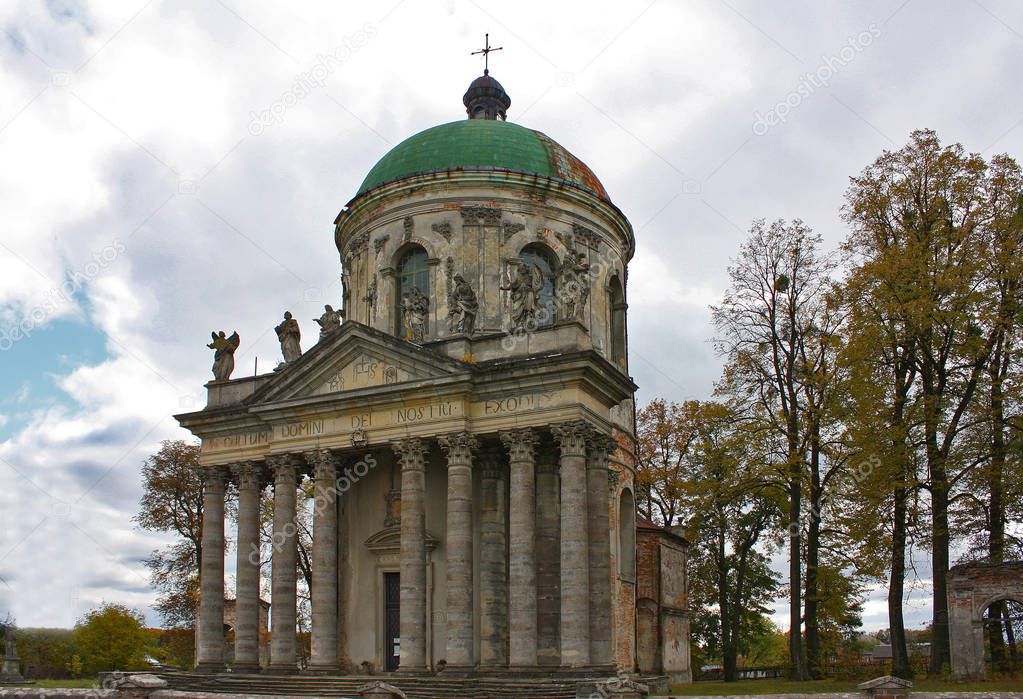 The church-tomb Rzhevusskih near the Podgoreckij castle, Ukraine