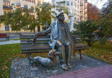 Nikolai Yakovchenko ünlü Ukrayna aktör Kiev anıt