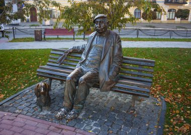 Nikolai Yakovchenko ünlü Ukrayna aktör Kiev anıt