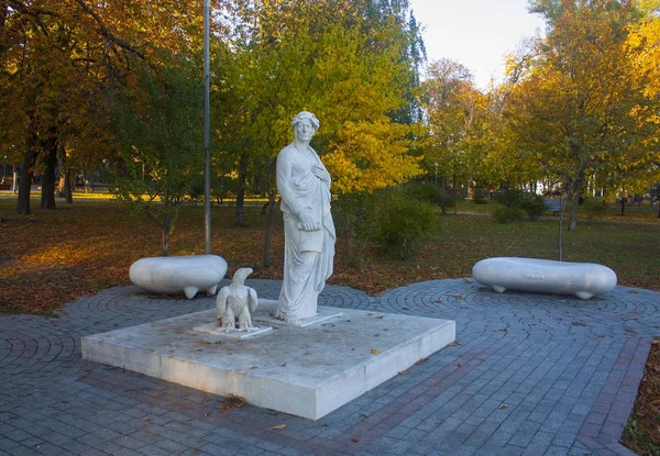 Monumento Dante Colina Vladimir Kiev Ucrania — Foto de Stock