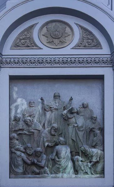 Fragmento de monumento a Vladímir el Grande en Kiev, Ucrania —  Fotos de Stock