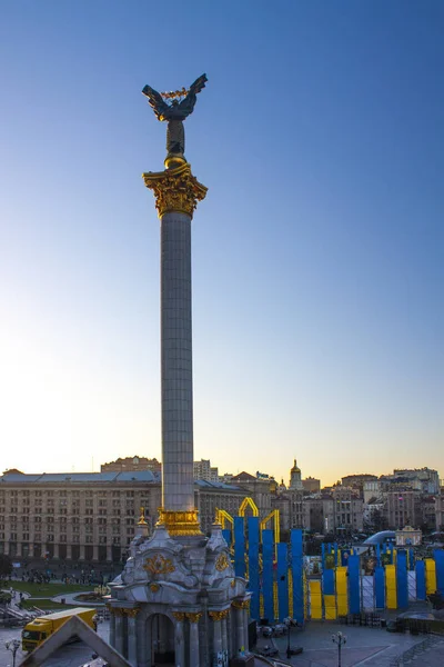 キエフ - 2017 年 10 月 16 日。独立広場キエフ, ウクライナ — ストック写真