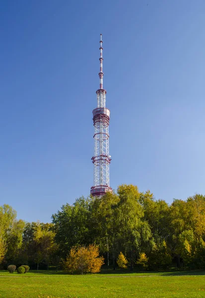 Wieża Telewizyjna Kijowie Ukraina — Zdjęcie stockowe