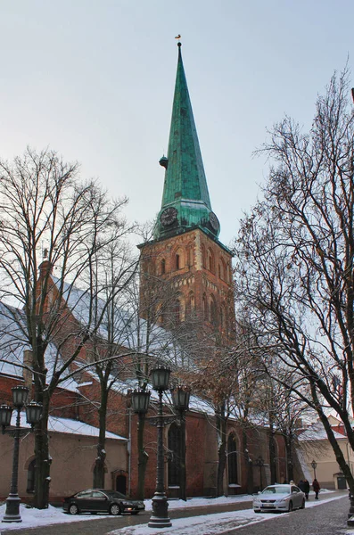 Katedrála Svatého Jakuba Rize Lotyšsko — Stock fotografie
