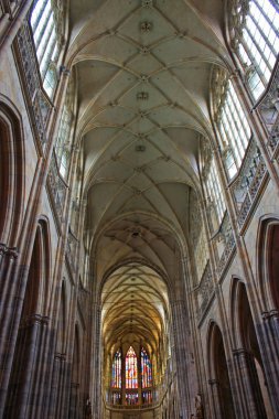 Prag, Czech Cumhuriyeti 'ndeki St. Vitus Katedrali.