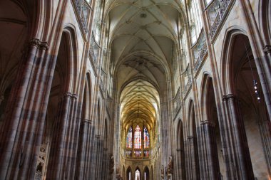Prag, Czech Cumhuriyeti 'ndeki St. Vitus Katedrali.