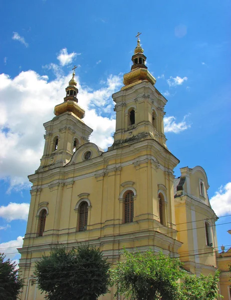 Vinnitsa Ucrania Agosto 2018 Catedral Santa Transfiguración Vinnitsa — Foto de Stock