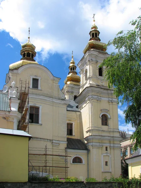 Vinnitsa Ucrania Agosto 2018 Catedral Santa Transfiguración Vinnitsa —  Fotos de Stock