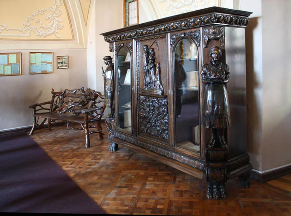 Uzhgorod- 28 de dezembro de 2014. Interior do Castelo de Uzhgorod, Ucrânia — Fotografia de Stock