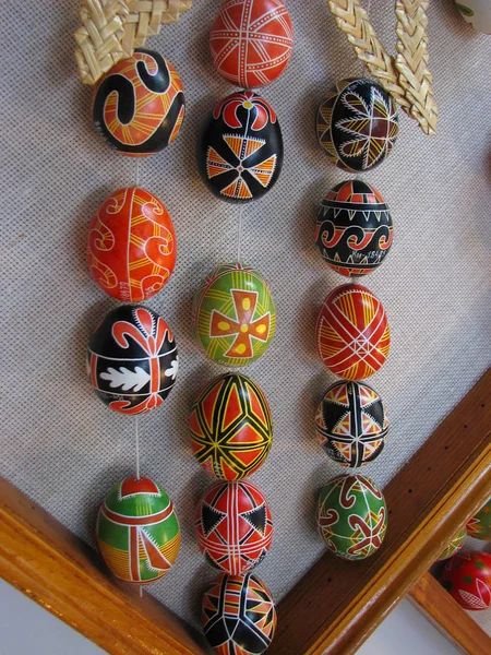 Kolomyia - June 5, 2009. Easter eggs in Museum "Pysanka" in Kolomyia, Ivano-Frankivsk region of Ukraine — Stock Photo, Image